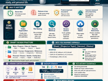 Digital File Management Skills