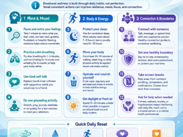 Daily Emotional Wellness Checklist