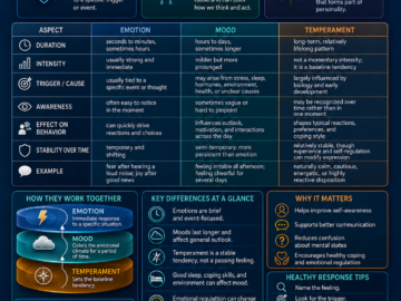Emotion vs Mood vs Temperament