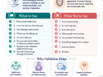 Emotional Validation: What to Say and What Not to Say
