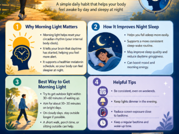 Morning Light and Better Sleep at Night
