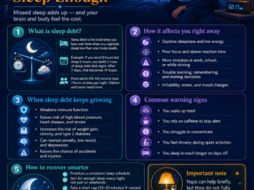Sleep Debt: What Happens When You Don’t Sleep Enough