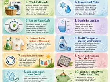 Eco-Friendly Laundry Habits That Save Water and Energy