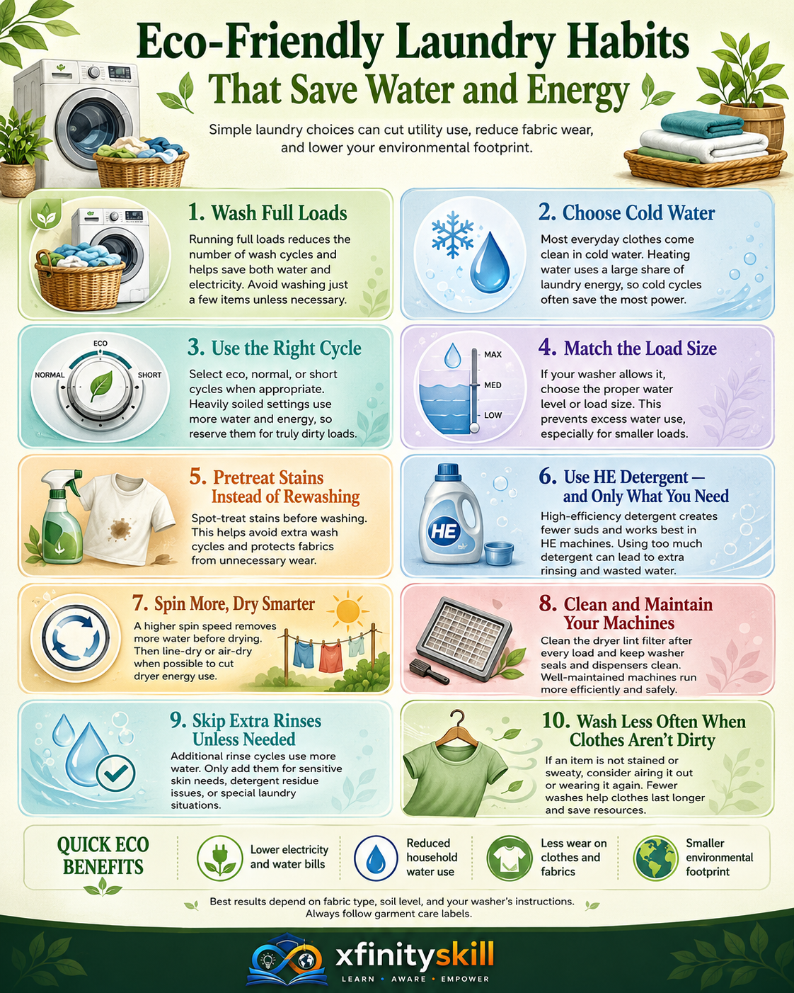 Eco-Friendly Laundry Habits That Save Water and Energy