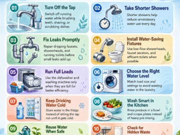 Water-Saving Habits Inside the Home