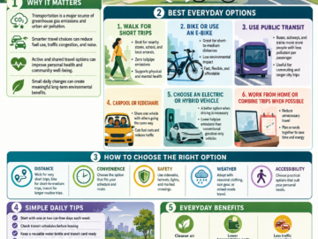Sustainable Transportation Choices for Daily Life