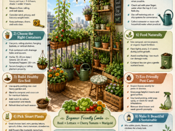How to Create a Balcony or Small-Space Eco Garden